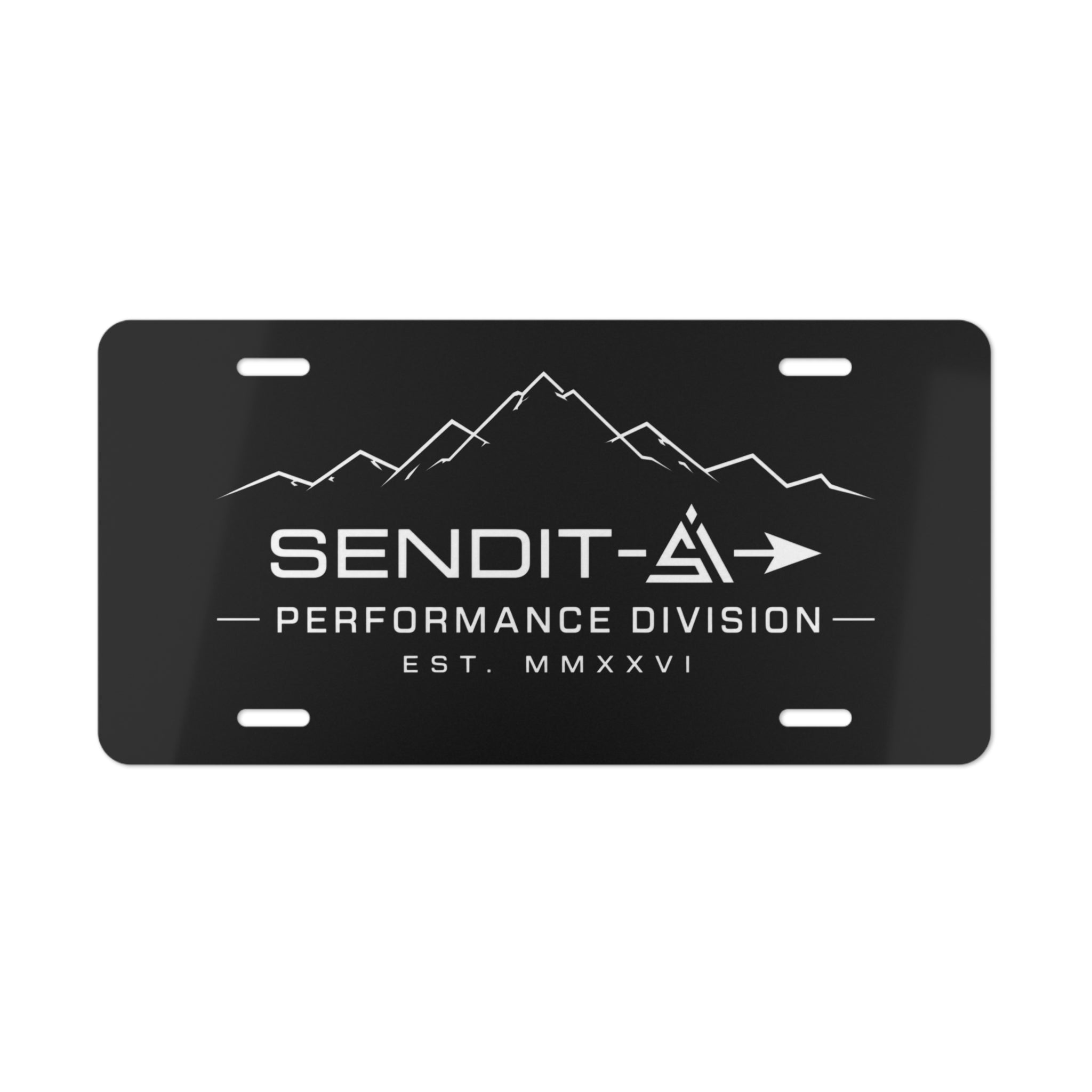 Sendit Performance Division License Plate